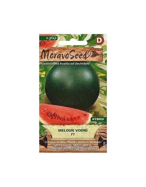 Meloun vodní F1 - hybrid, červený 63600, 7 semen